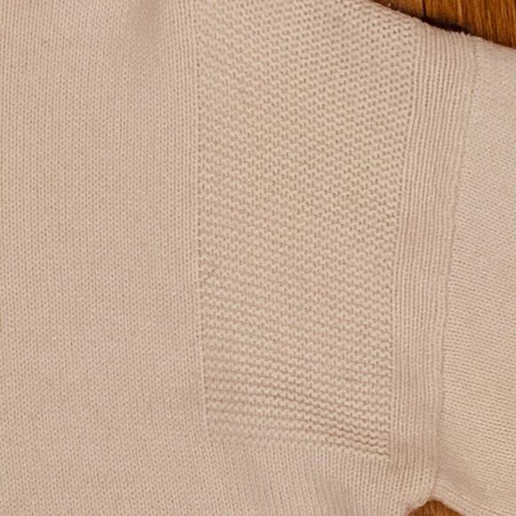 rag & bone Aubree Ivory & Navy Cashmere Funnel Neck Sweater -Size M - Picture 5 of 10